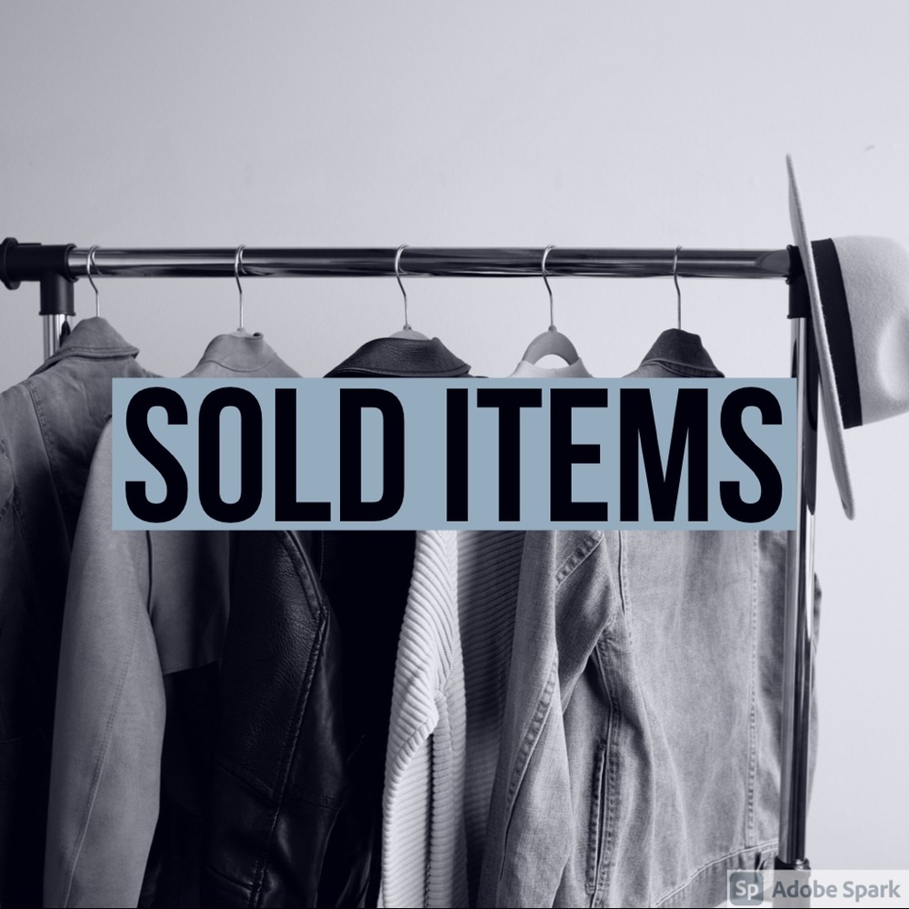 Sold Items from Here Onwards